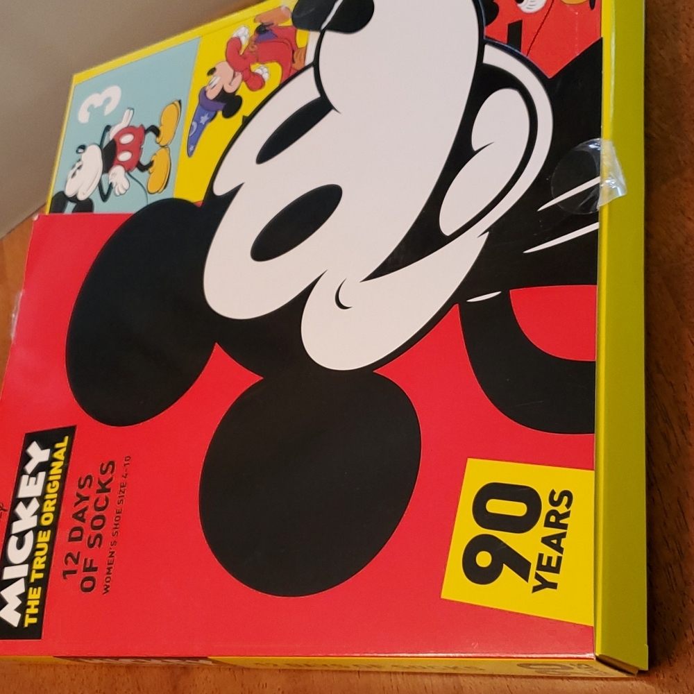 Mickey Mouse 12 days of socks